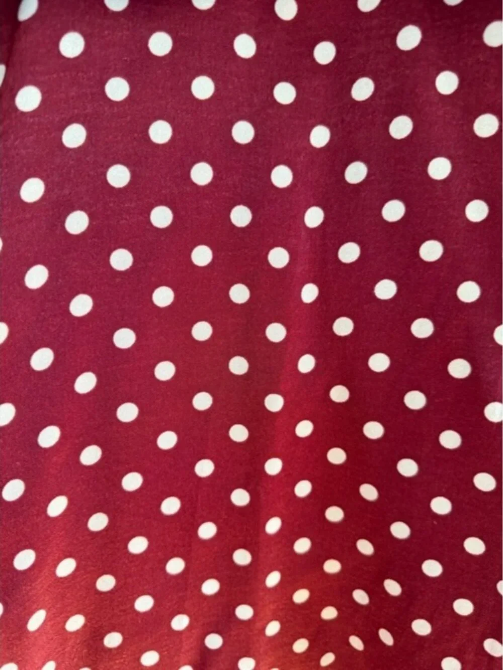 Zara Red Polka Dot Twist-Front Long Sleeve Dress - Picture 3 of 3
